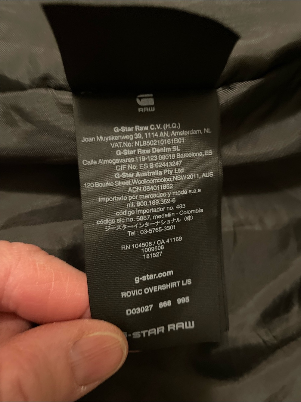 G-Star Raw Rovic Overshirt Jacket - Picture 14 of 14